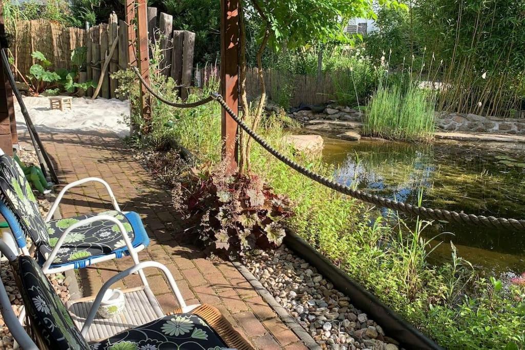 Strandlust Doebeln - Bungalow Fuer Eine Gemuetliche Auszeit Exterior foto